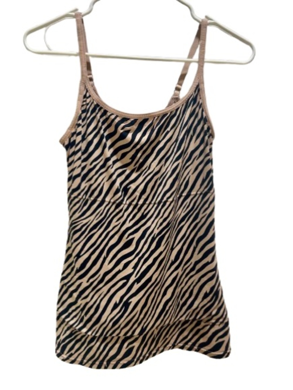 Flexees by Maidenform Zebra Print Shapewear Cami Tank Top 2XL